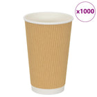 Koffiekopjes papier 400 ml bruin 500 stuks