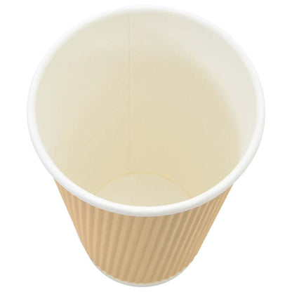 Papieren koffiekopjes 500 st 16oz 400 ml bruin