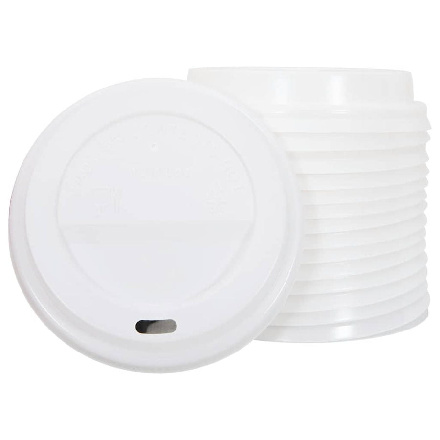 Papieren koffiebekerdeksels Ø90mm 12oz en 16oz 1000st kunststof