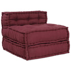 Modular Sofa Chestnut Brown 70X70X54 Fabric