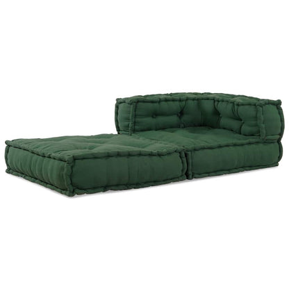 Modulaire Bankstel 70X70X54 Stof Groen