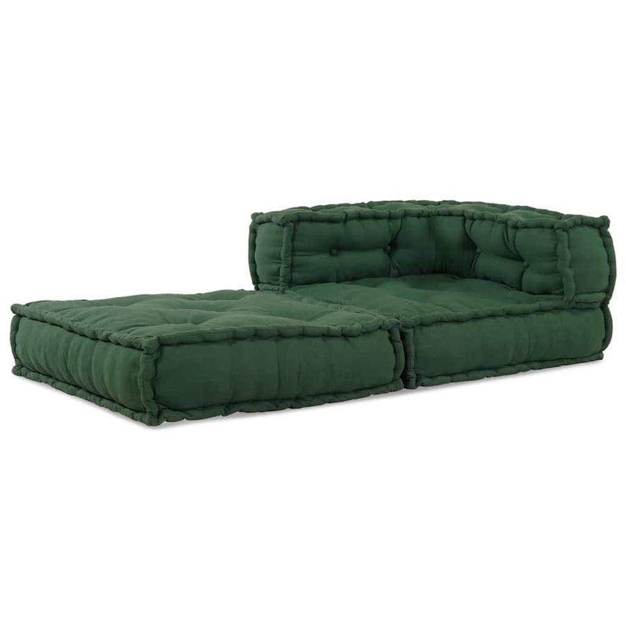 Modulaire Bankstel 70X70X54 Stof Groen