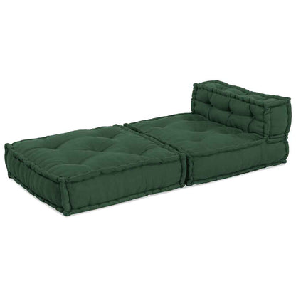 Modulaire Bankstel 70X70X54 Stof Groen