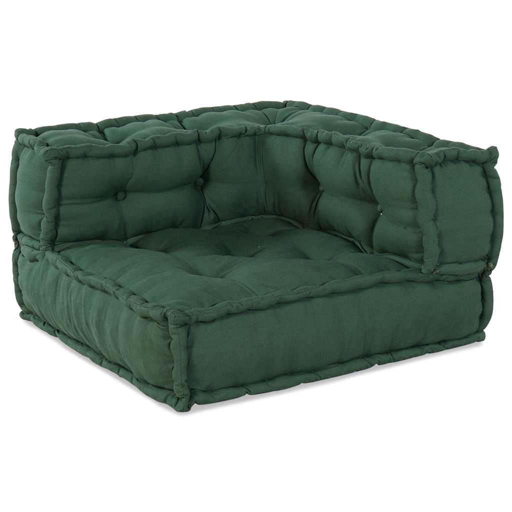 2-Zits Modulaire Bank 140X70X36 Stof Groen