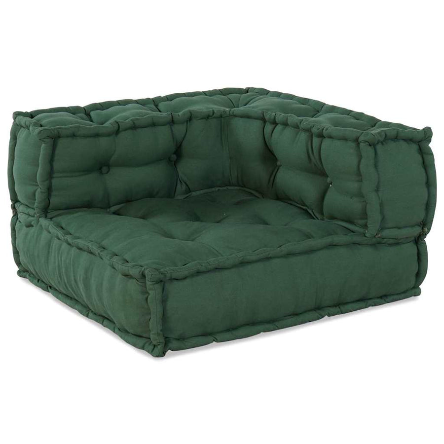 2-Zits Modulaire Bank 140X70X36 Stof Groen