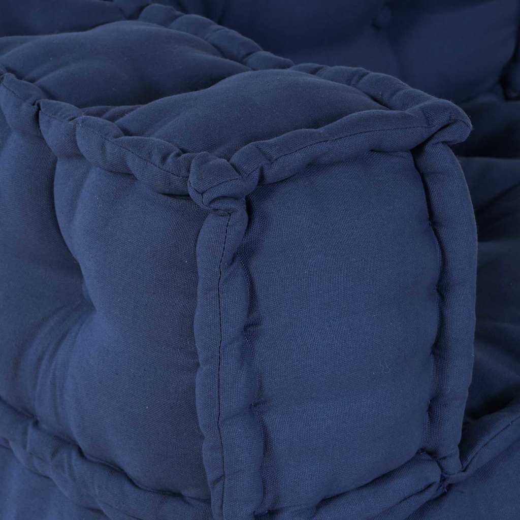 Modulair Bank 3 Pcs Indigo 140 X 70 X 36 Cm Stof