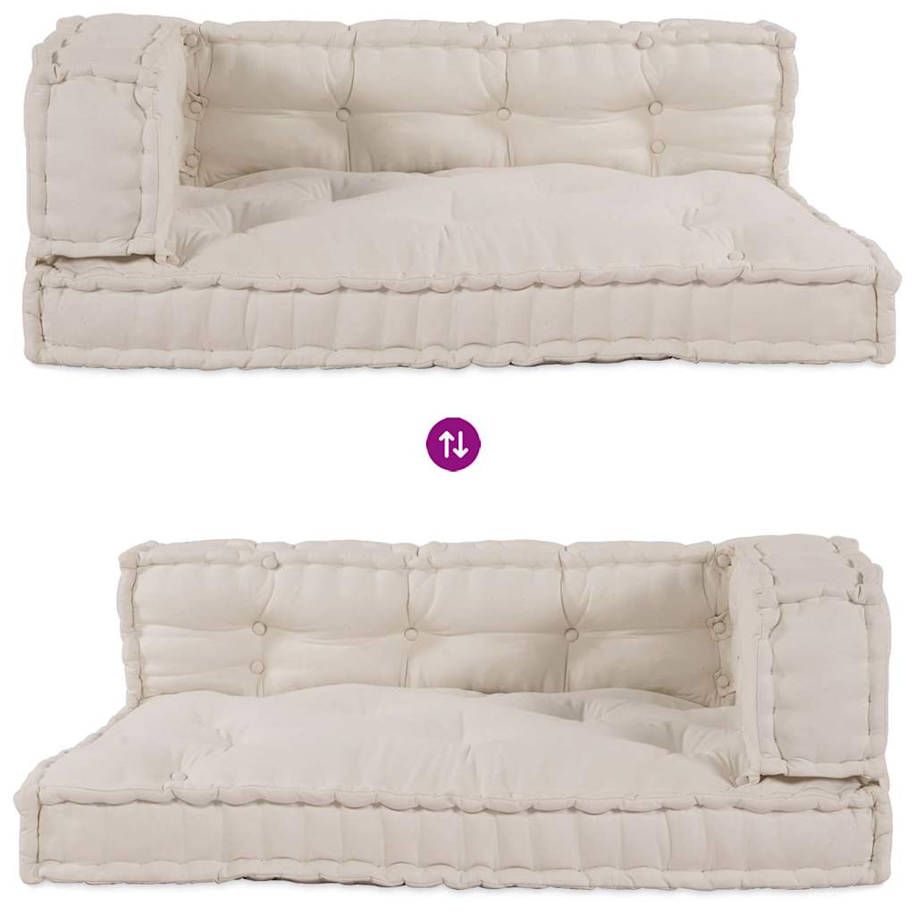 Pallet Sofa Kussen Stof Crème