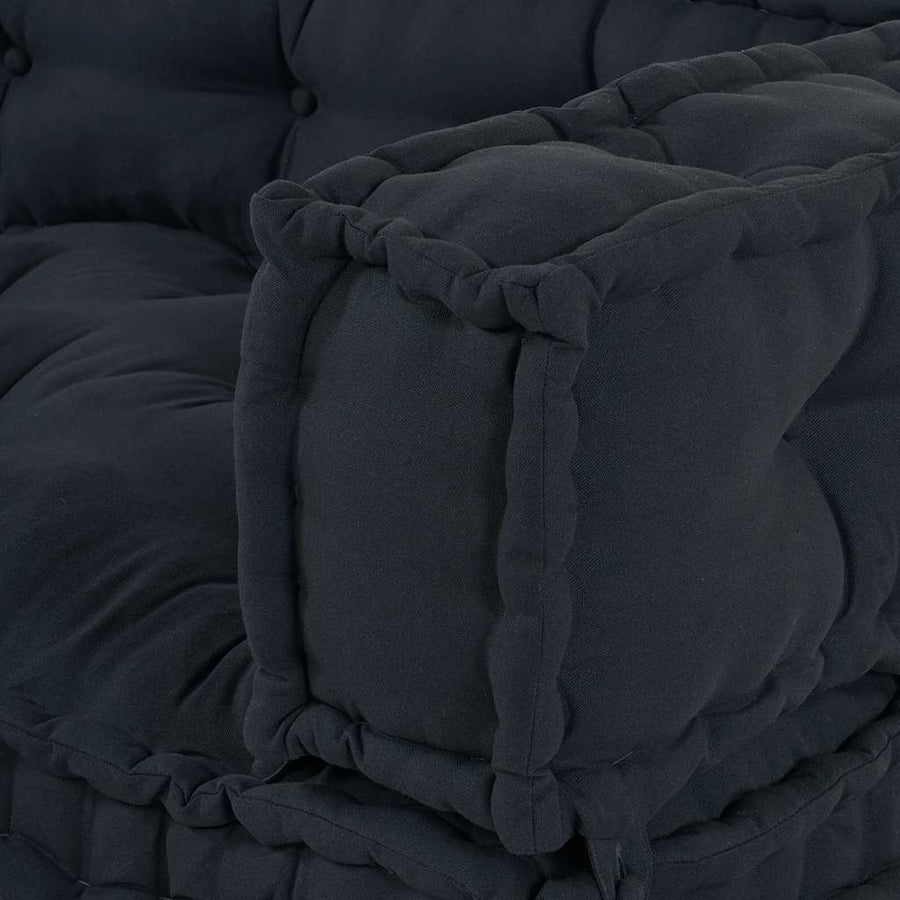Modulair bank 3 pcs Antraciet 120 x 80 x 38 cm Stof