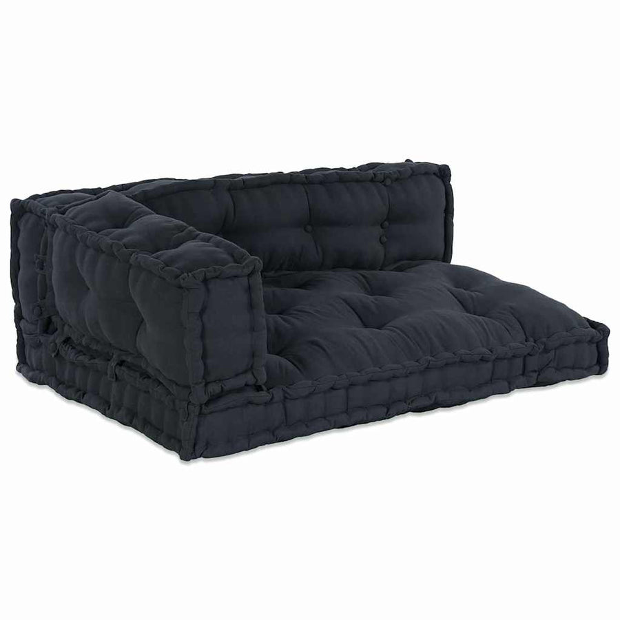 Modulair bank 3 pcs Antraciet 120 x 80 x 38 cm Stof