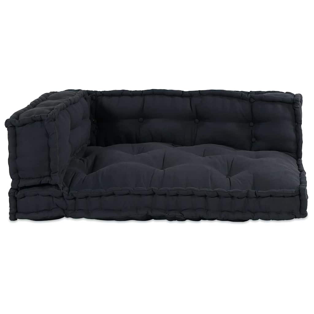 Modulair bank 3 pcs Antraciet 120 x 80 x 38 cm Stof