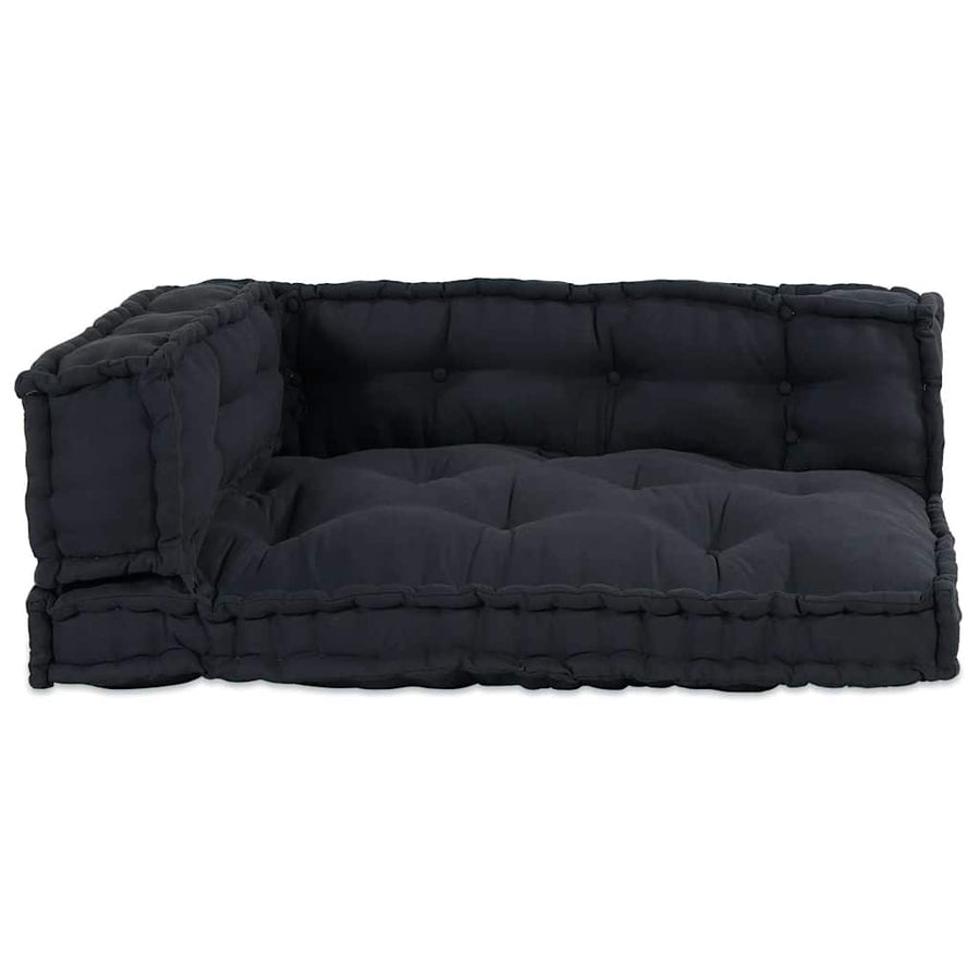 Modulair bank 3 pcs Antraciet 120 x 80 x 38 cm Stof