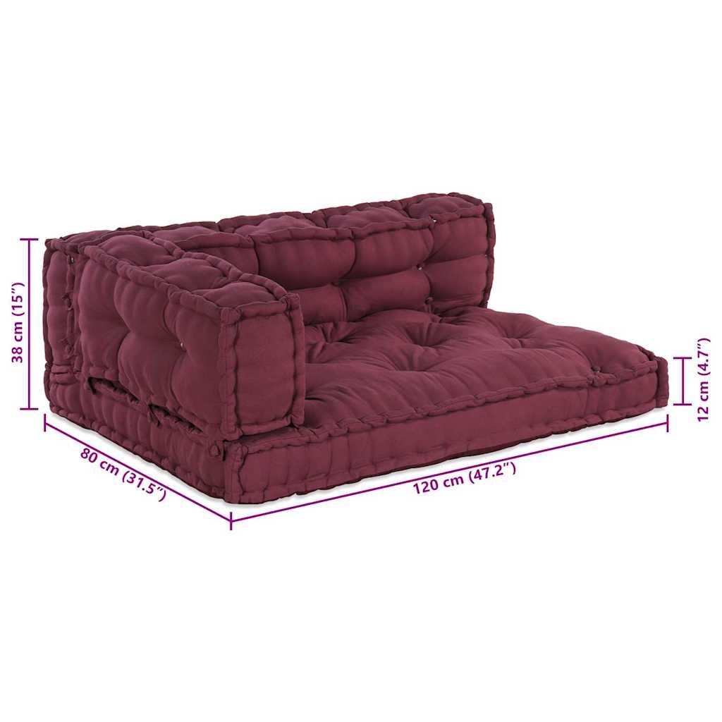 Pallet Sofa Kussen Stof Bordeaux