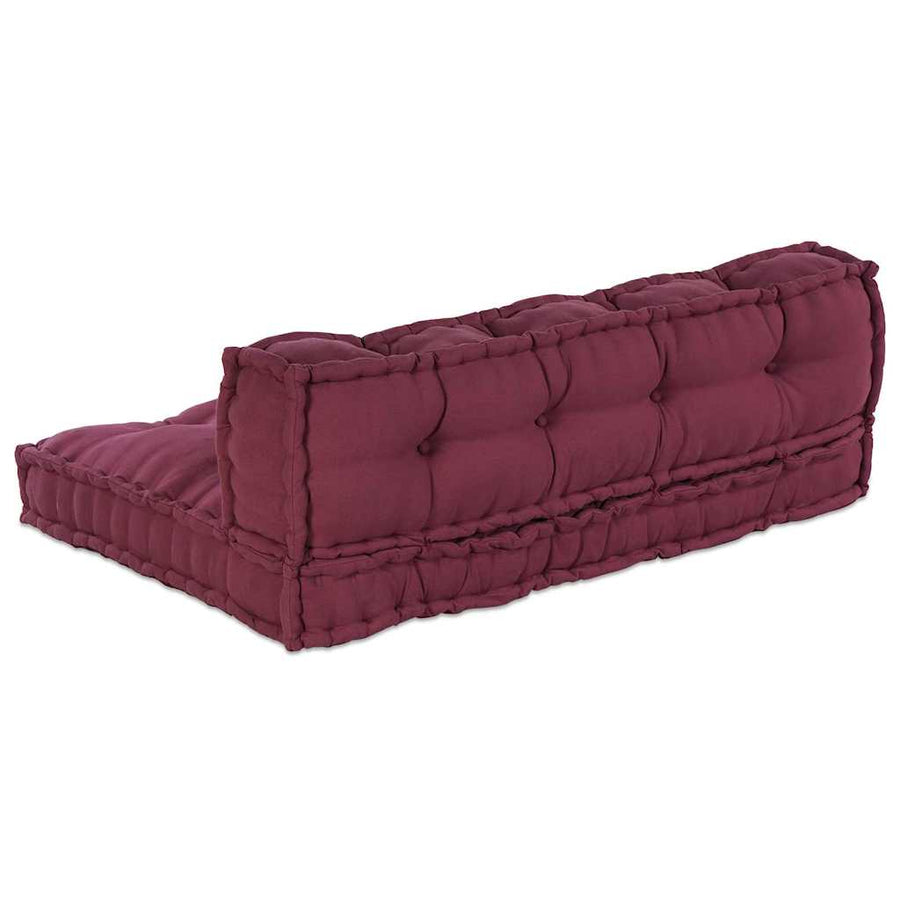 Bankkussen 2 pcs Bordeaux Stof