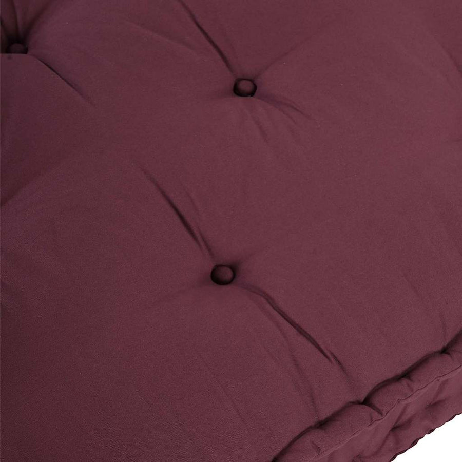 Pallet Sofa Kussen Bordeaux 120 x 80 x 12 cm Stof