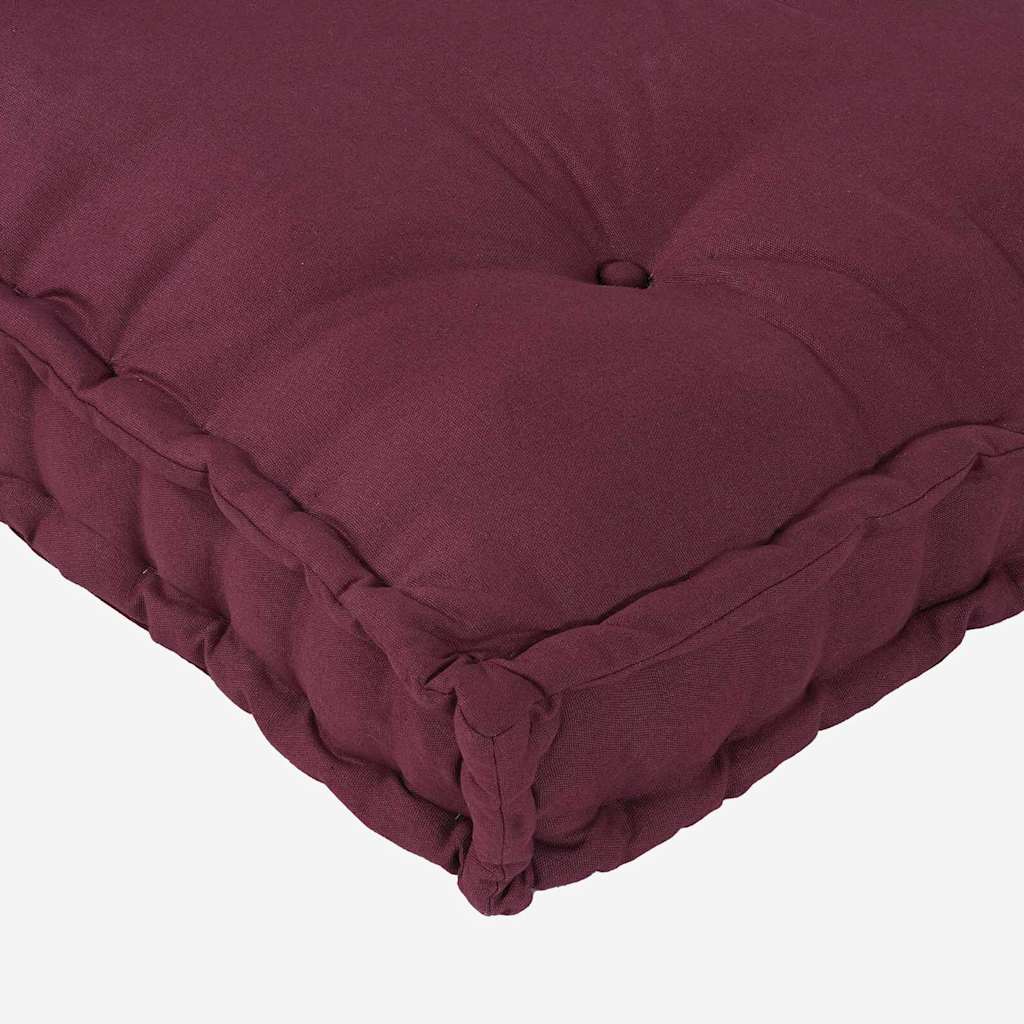 Pallet Sofa Kussen Bordeaux 120 x 80 x 12 cm Stof
