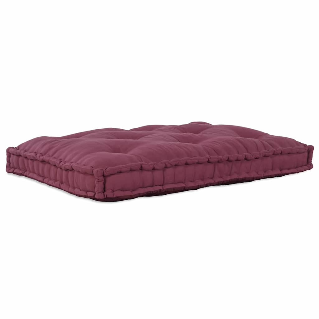 Pallet Sofa Kussen Bordeaux 120 x 80 x 12 cm Stof