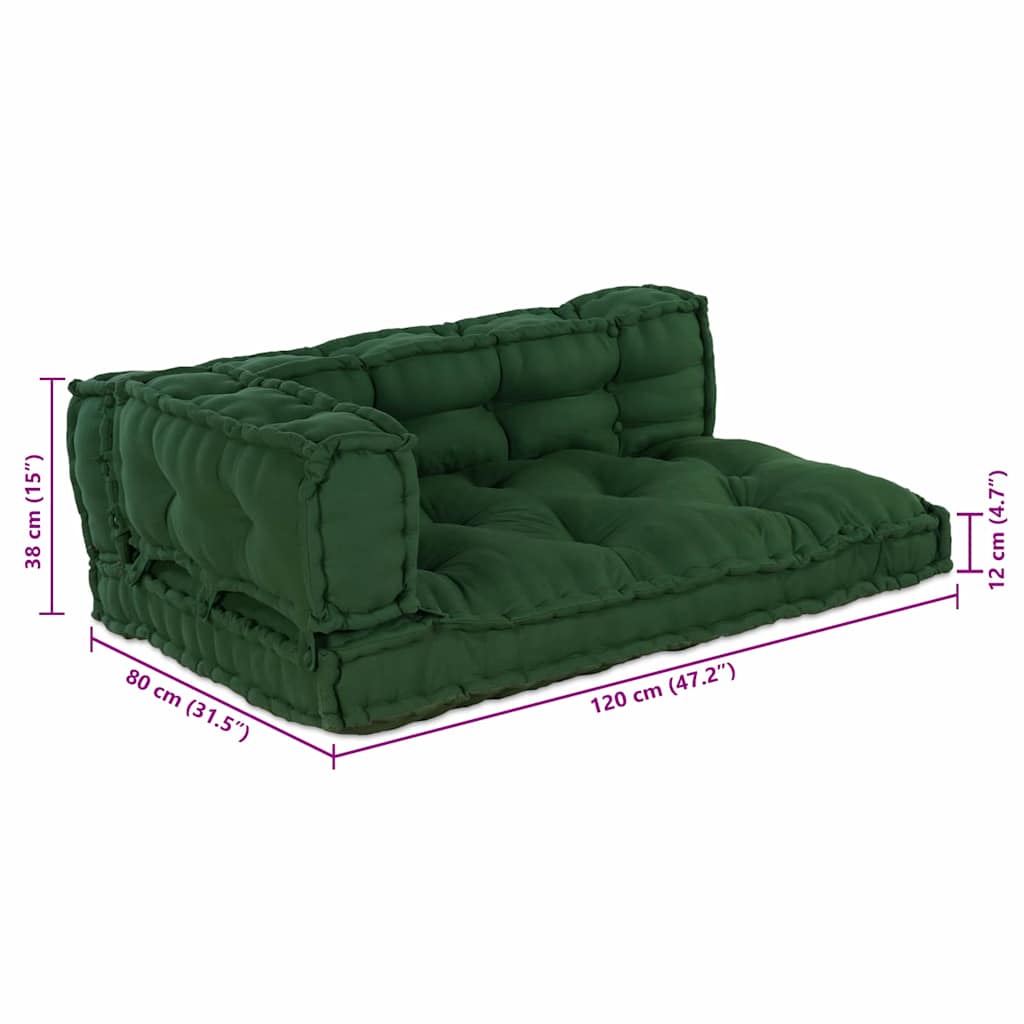Pallet Sofa Kussen Stof Groen