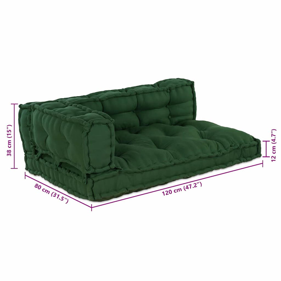 Pallet Sofa Kussen Stof Groen