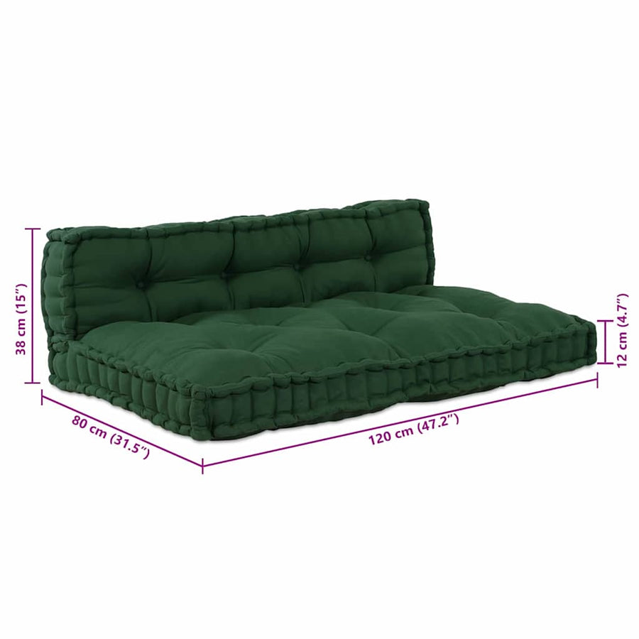 Pallet Sofa Kussen Stof Groen