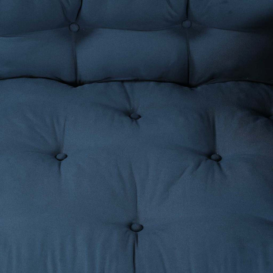 Modulair bank 3 pcs Indigo 120 x 80 x 38 cm Stof