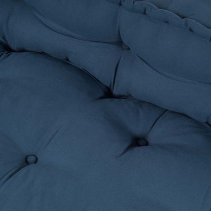 Modulair bank 2 pcs Indigo 120 x 80 x 38 cm Stof