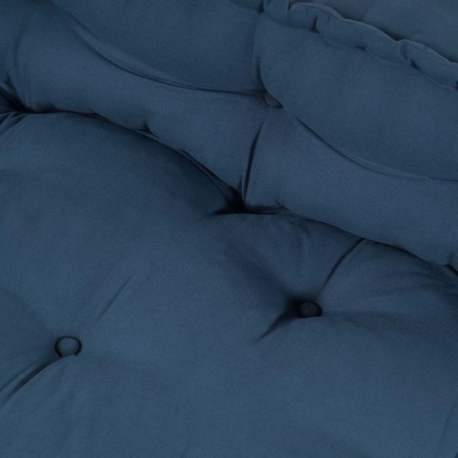 Modulair bank 2 pcs Indigo 120 x 80 x 38 cm Stof