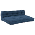 Modular sofa 2 pcs Indigo 120 x 80 x 38 cm Fabric
