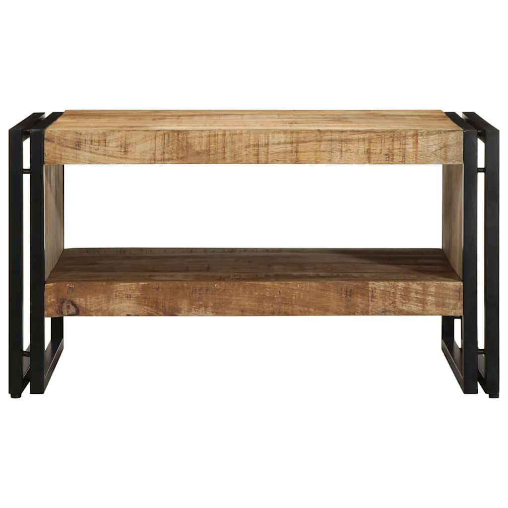 Salontafel 70X50X38 Cm Massief Ruw Bruin 70 cm