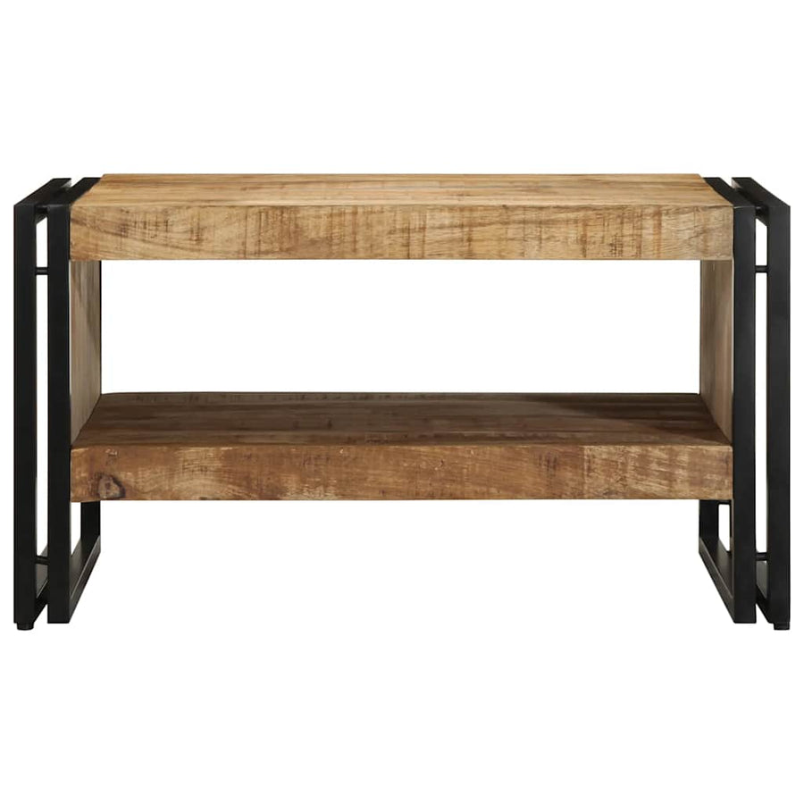 Salontafel 70X50X38 Cm Massief Ruw Bruin 70 cm