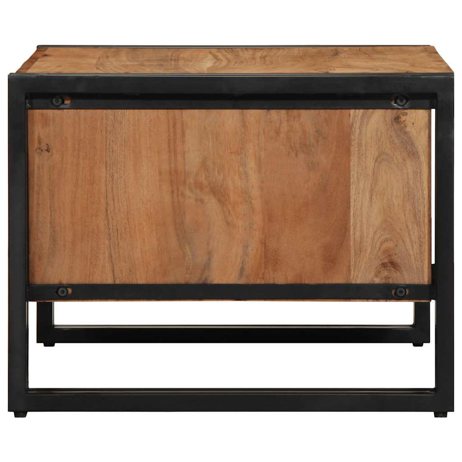 Salontafel 70x50x38 cm massief acaciahout