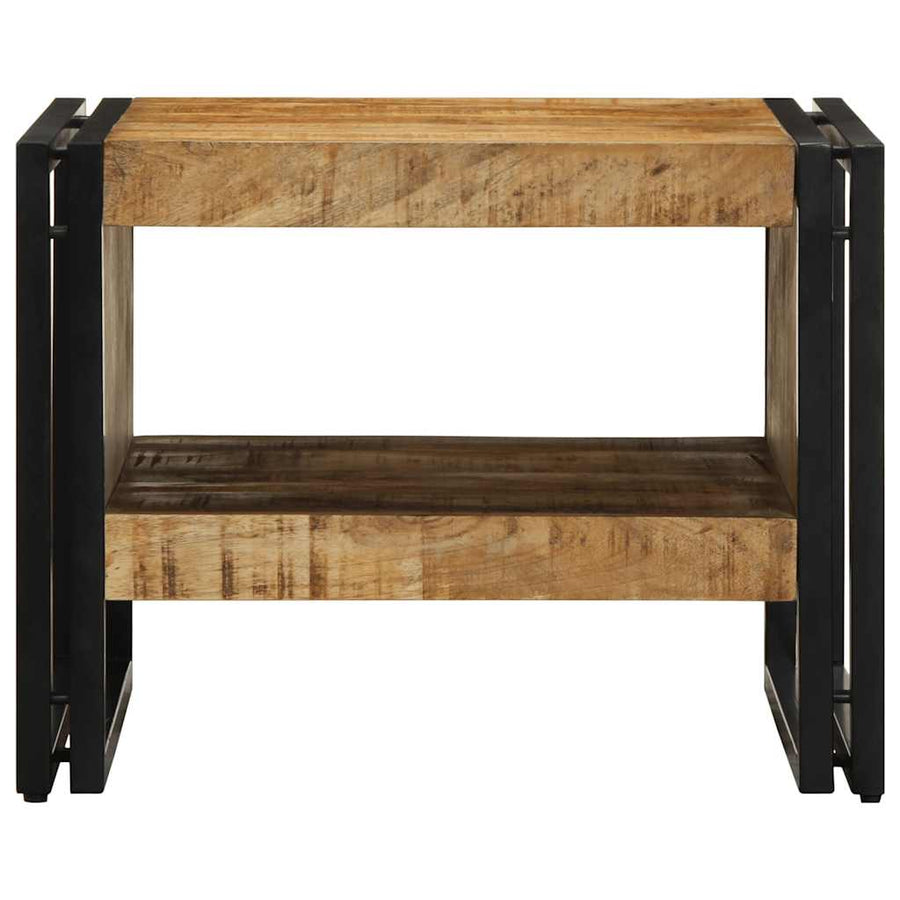 Salontafel 50x50x38 cm massief ruw hout mango