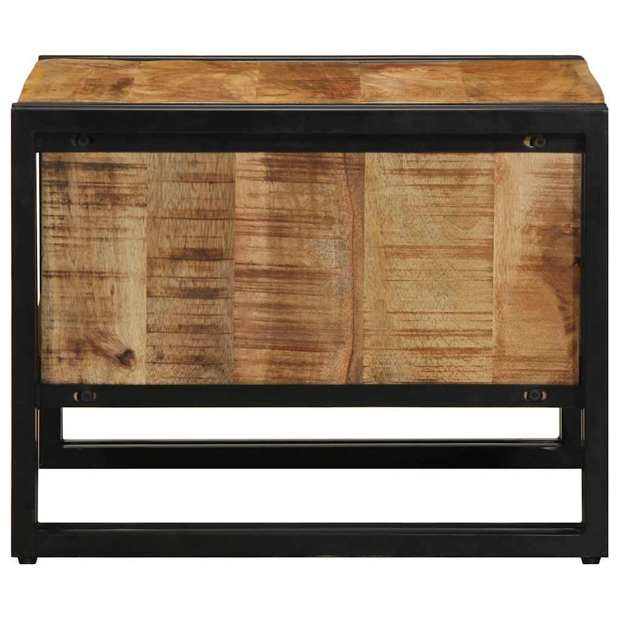 Salontafel 50x50x38 cm massief ruw hout mango