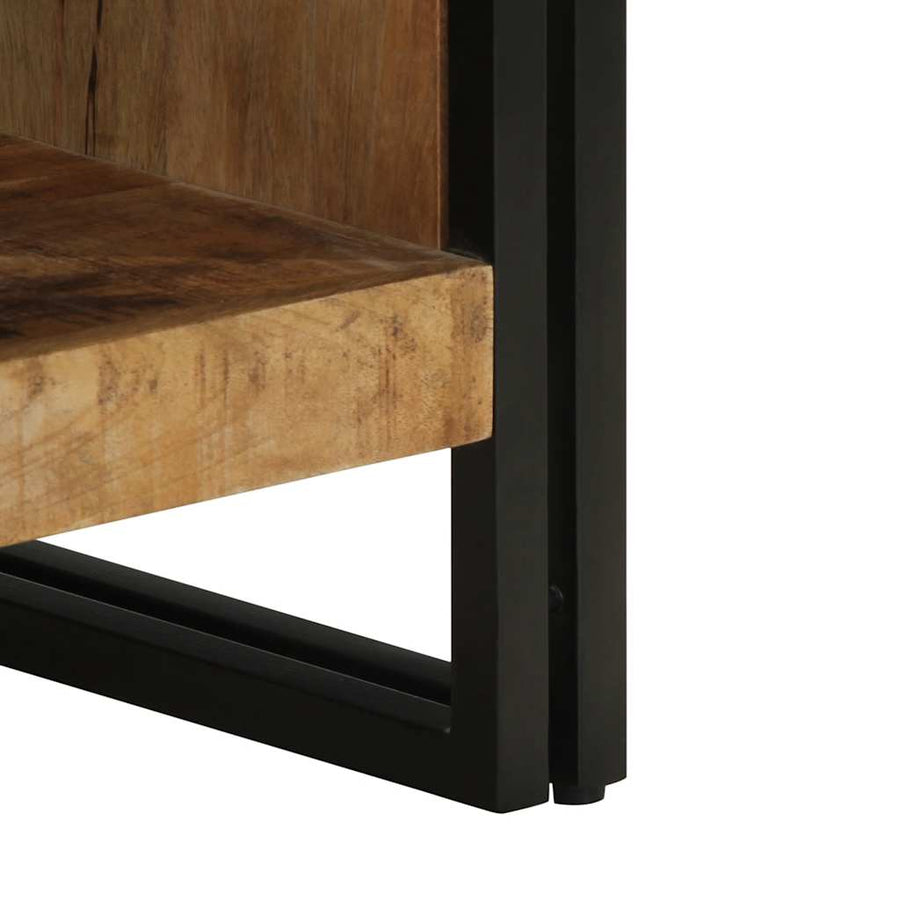 Salontafel 50x50x38 cm massief ruw hout mango