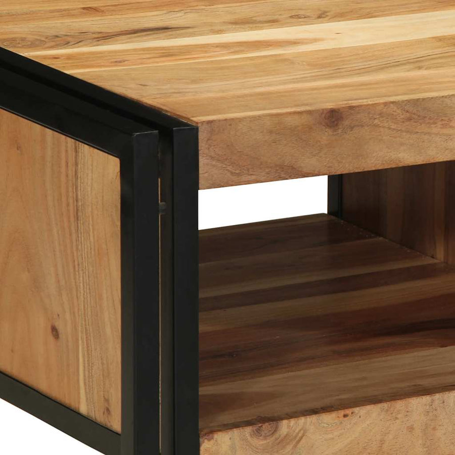 Salontafel 50x50x38 cm massief acaciahout