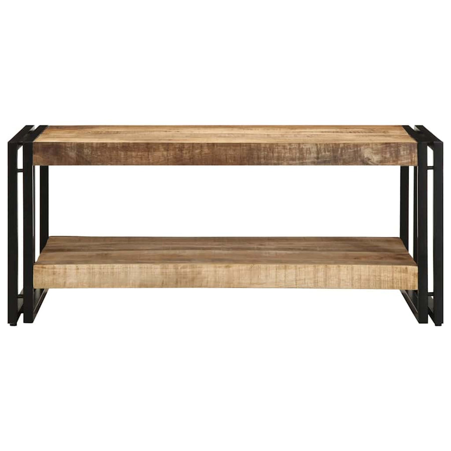 Salontafel 90X50X38 Cm Massief Ruw Mangohout Multikleur