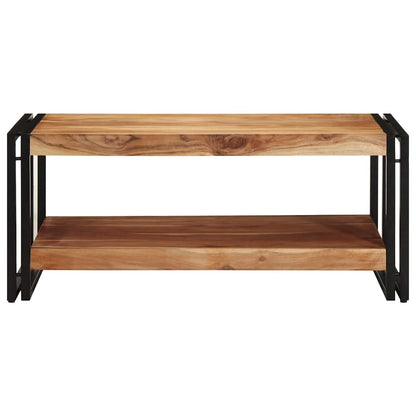 Salontafel 90X50X38 Cm Massief Acaciahout Multikleur