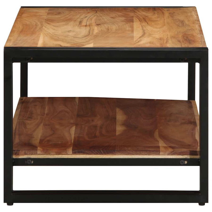 Salontafel 90X50X38 Cm Massief Acaciahout Multikleur