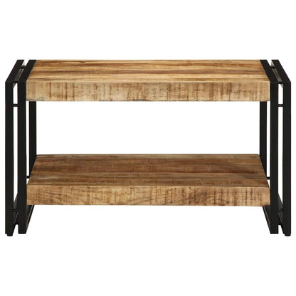 Salontafel 70X50X38 Cm Massief Ruw Mangohout Multikleur