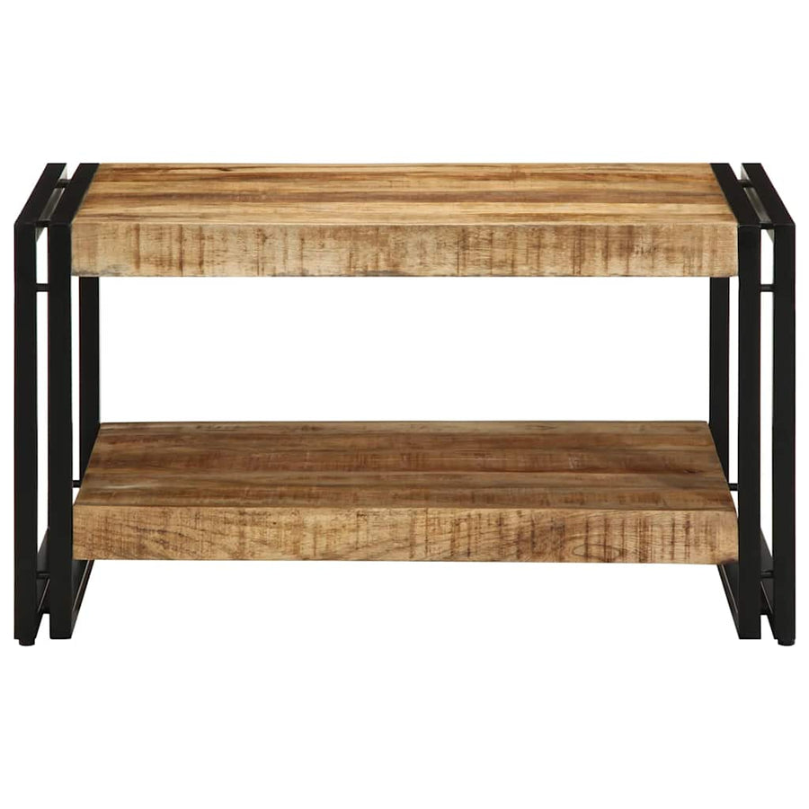 Salontafel 70X50X38 Cm Massief Ruw Mangohout Multikleur
