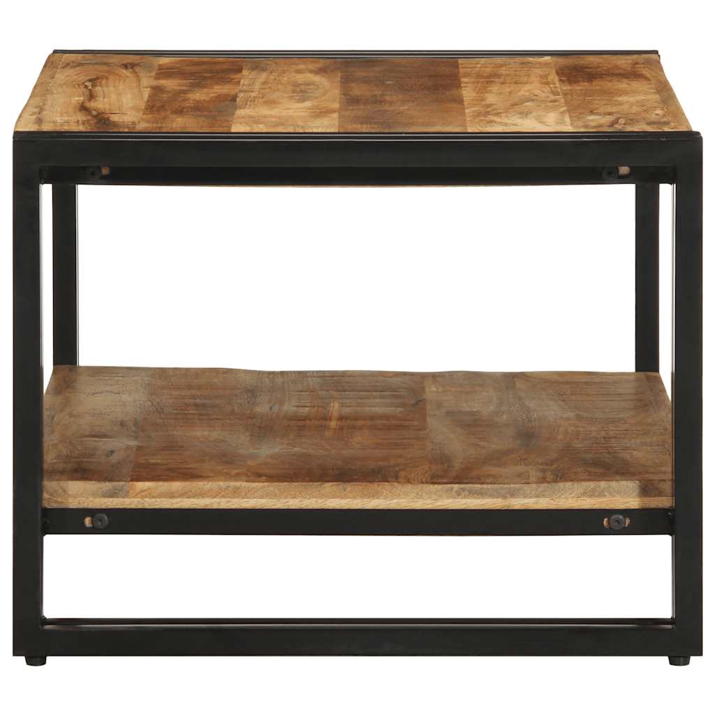 Salontafel 70X50X38 Cm Massief Ruw Mangohout Multikleur