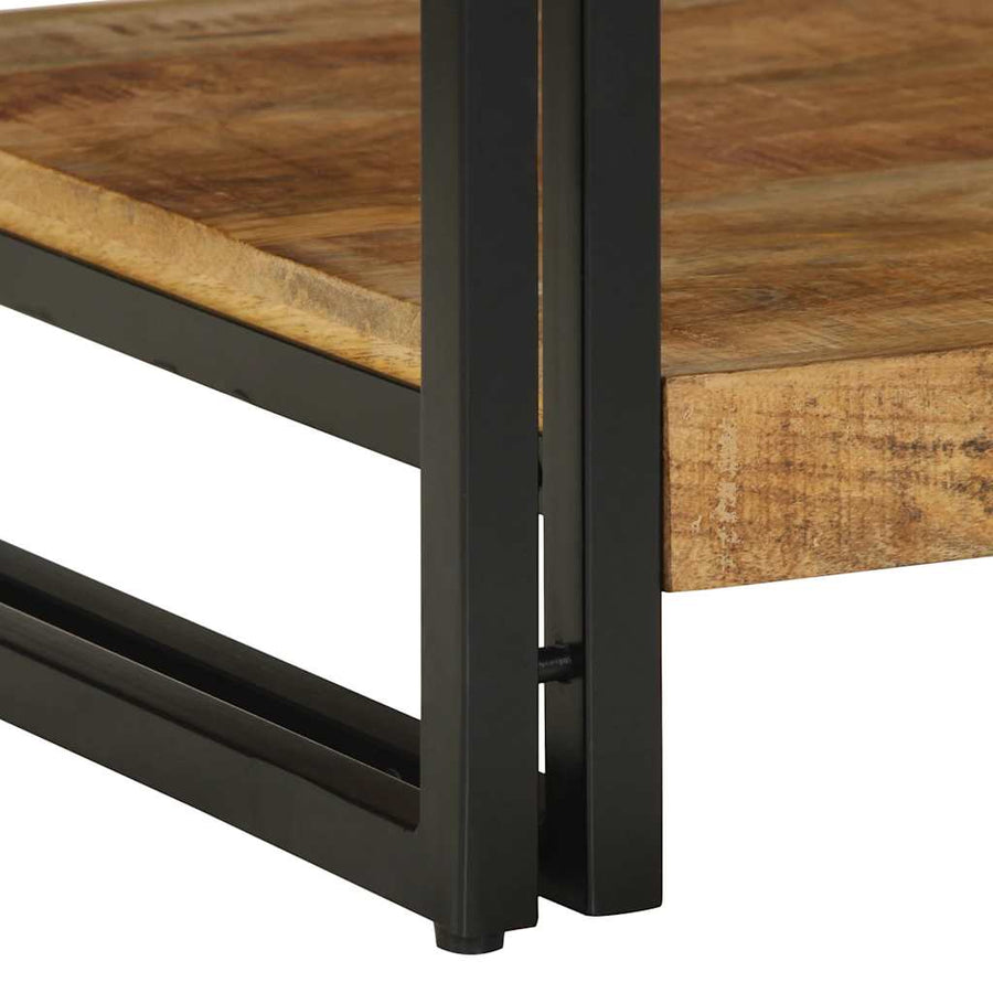 Salontafel 70X50X38 Cm Massief Ruw Mangohout Multikleur