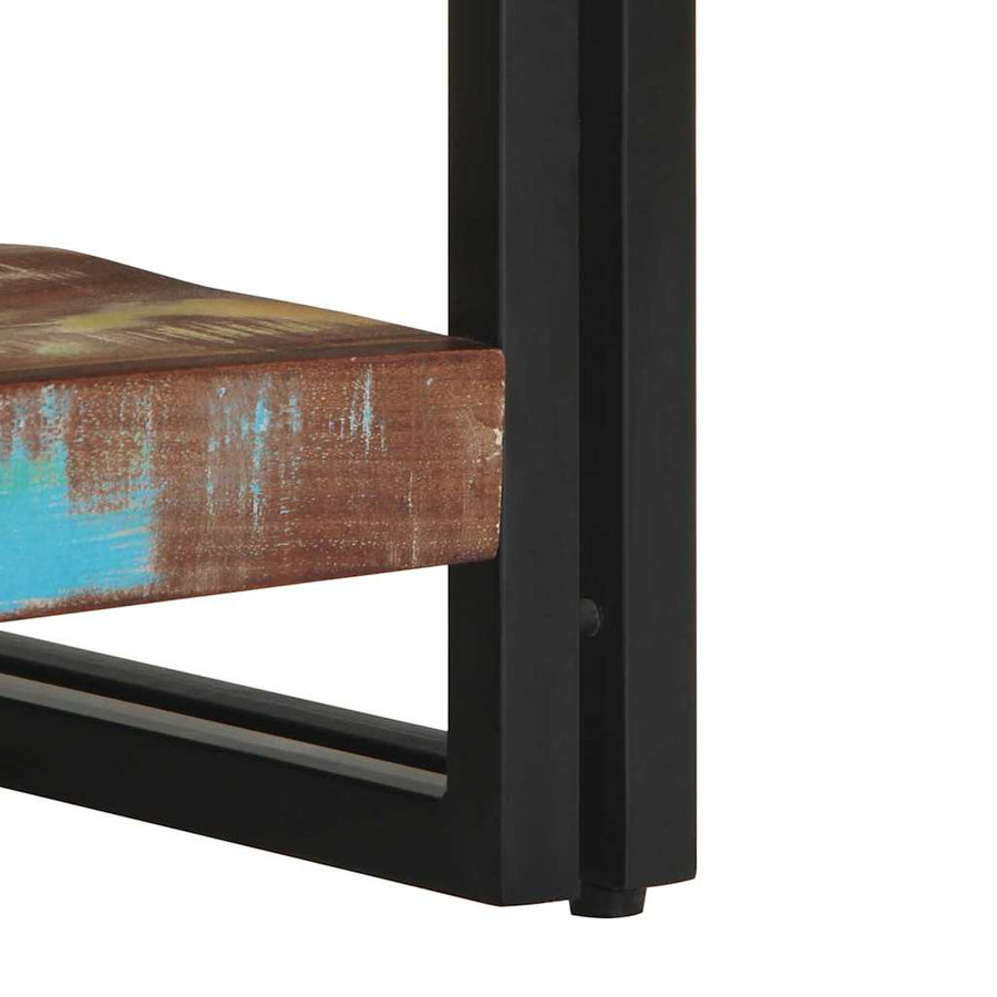 Salontafel 70x50x38 cm massief gerecycled hout meerkleurig
