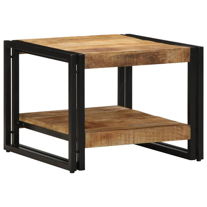 Salontafel 50X50X38 Cm Massief Ruw Hout Mango Multikleur