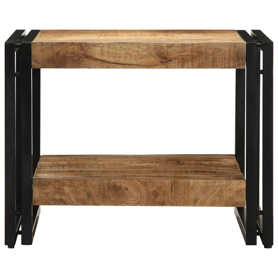 Salontafel 50X50X38 Cm Massief Ruw Hout Mango Multikleur