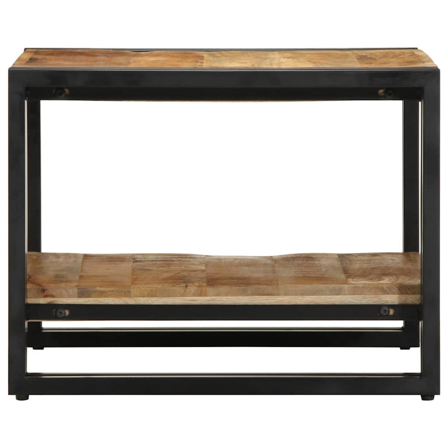 Salontafel 50X50X38 Cm Massief Ruw Hout Mango Multikleur