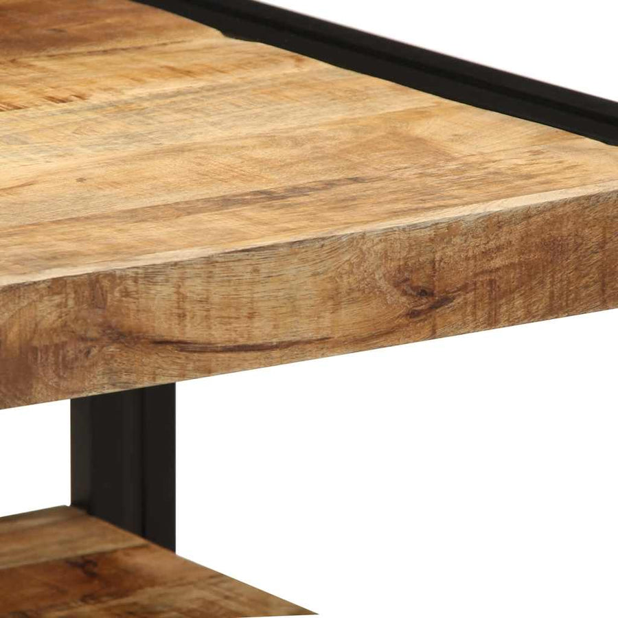 Salontafel 50X50X38 Cm Massief Ruw Hout Mango Multikleur