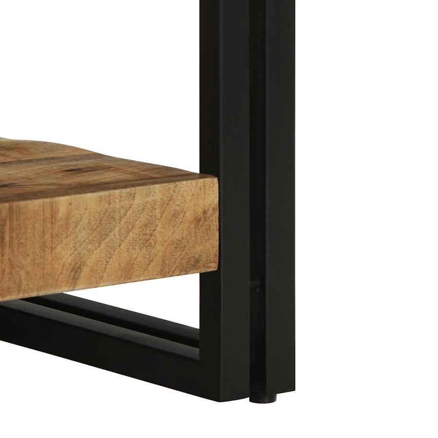 Salontafel 50X50X38 Cm Massief Ruw Hout Mango Multikleur