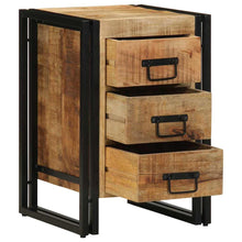 Nachtkastje met lade Bruin 40 x 40 x 59 cm Massief Mango Hout