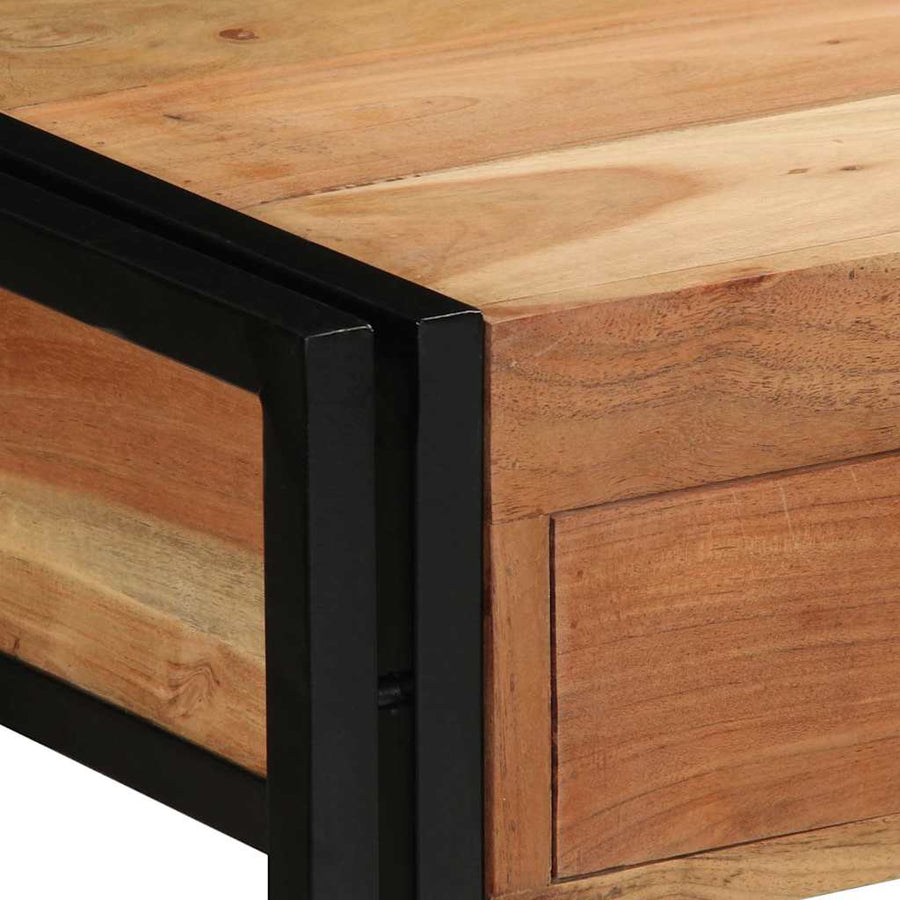 Wandtafel Met Lade Bruin 120 X 33 X 75 Cm 120 cm