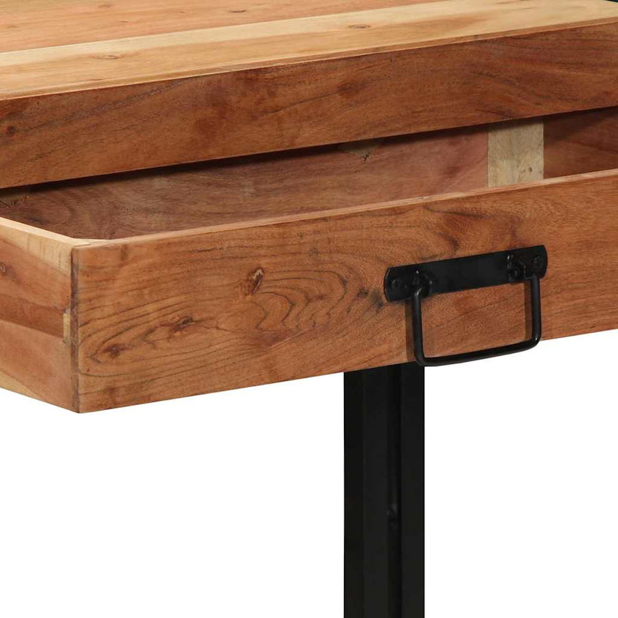 Wandtafel Met Lade Bruin 120 X 33 X 75 Cm 120 cm